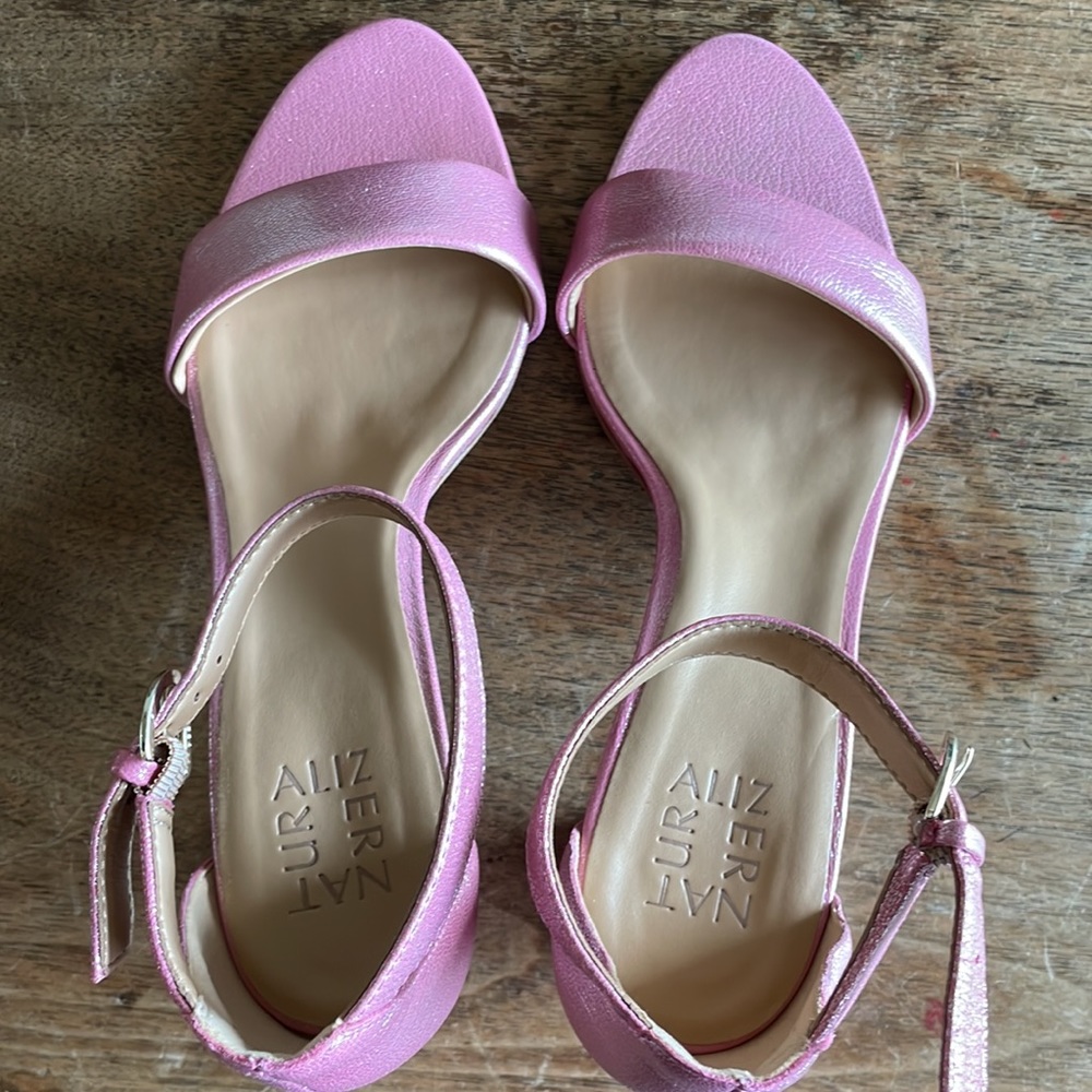 Naturalizer ‘Vera’ Open Toe Strap Sandal Heels